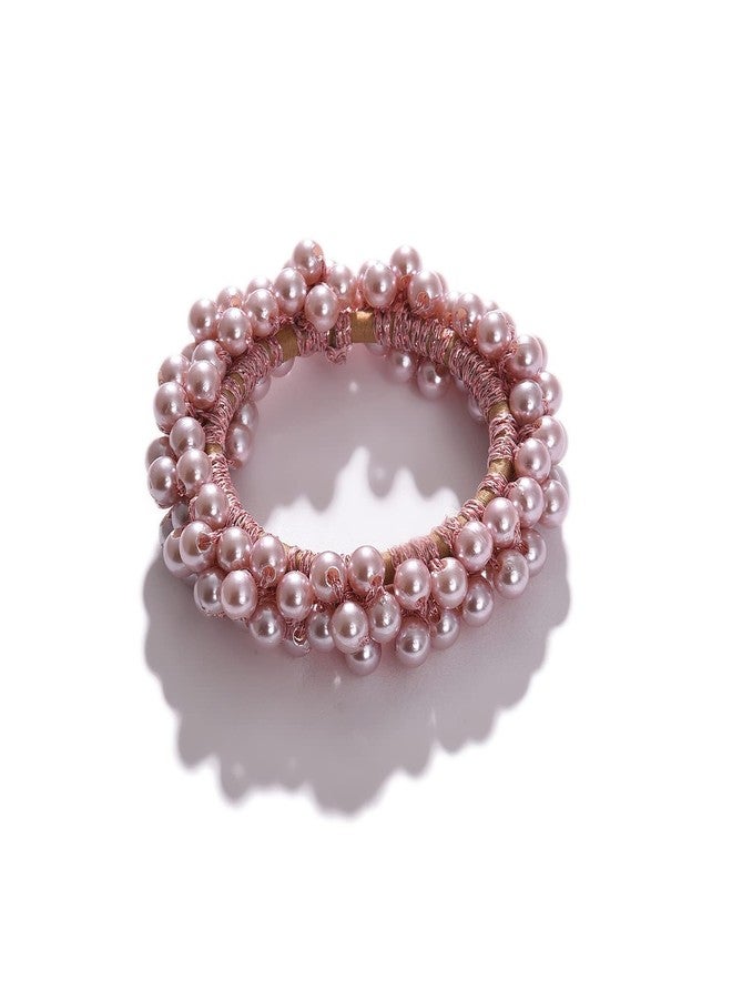 Sohi Gold Plated Pearls Scrunchie(SS22_SOHSCR8457) - Image 1