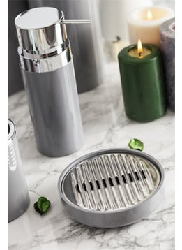 Primanova Lenox Liquid Soap Dispenser Chrome - White ME3101  - Image 1