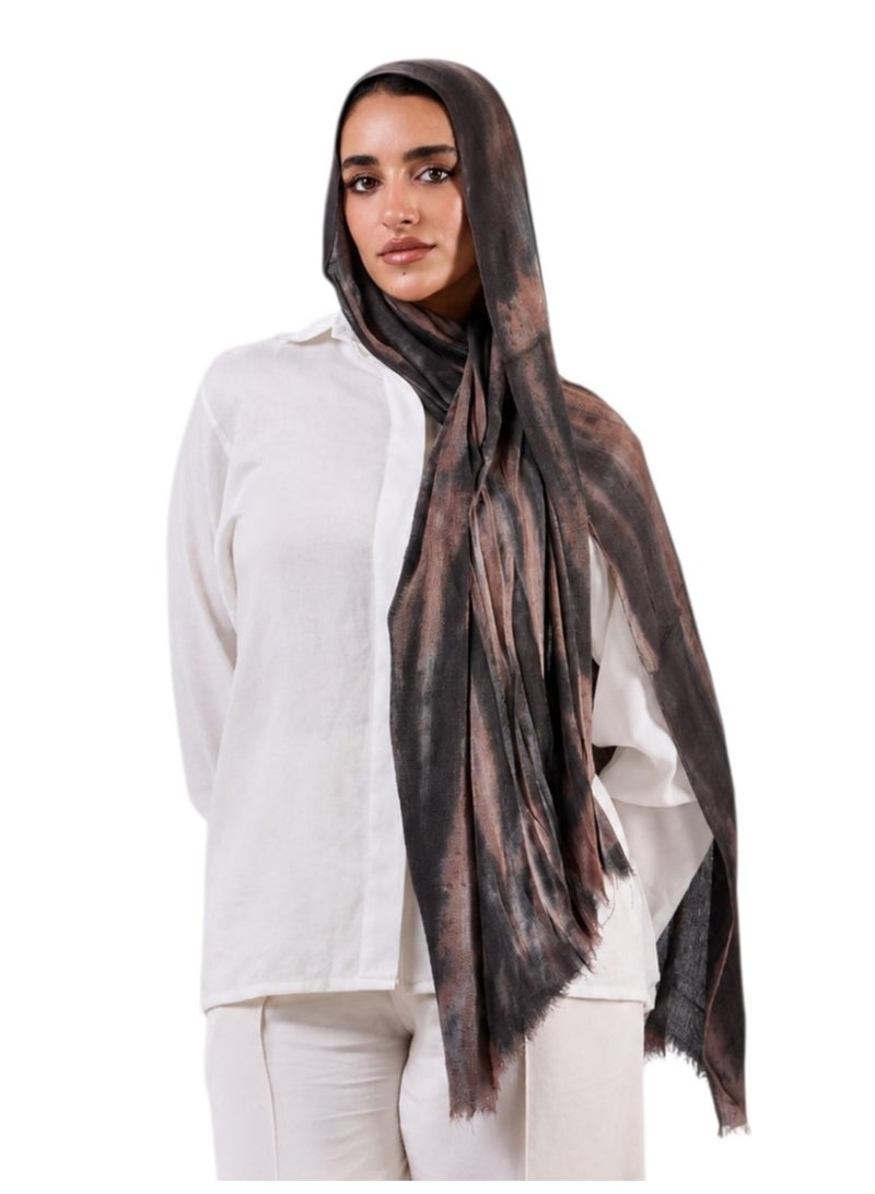 وشاح كتان شاش تاي داي