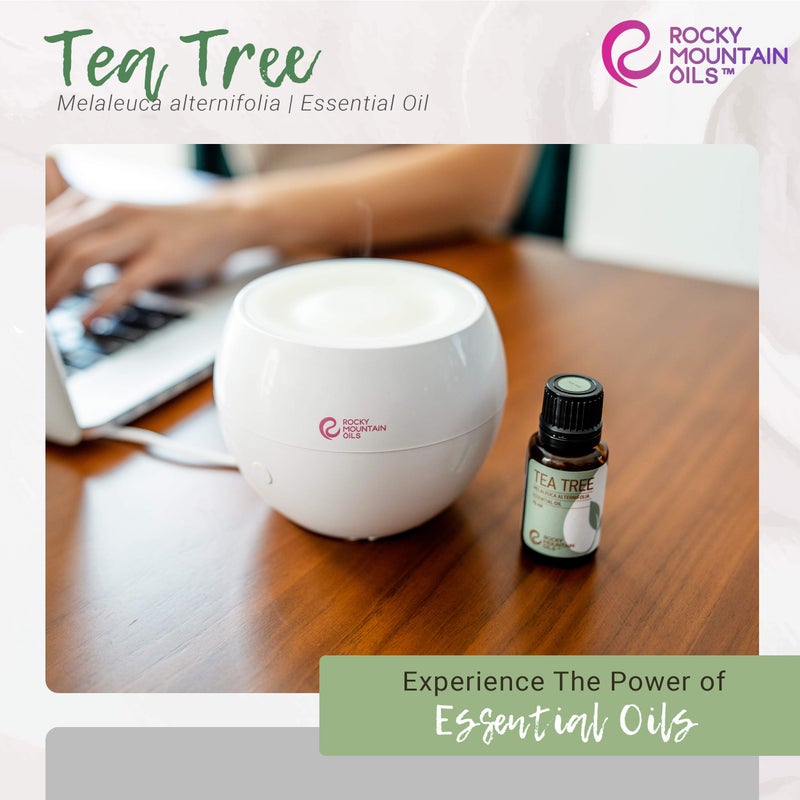 Rocky Mountain Oils Tea Tree Essential Oil - for Aromatherapy Diffuser, Topical, and Home - Nail, Face, Hair, and Skin Care Essential Oils - 15ml - Image 4