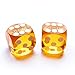 Bescon Professional Precision Dice Round Corner 58 16mm with Random Serial Number Precision Cut Dice 16MM Gem Orange 2pcs Set - Image 3