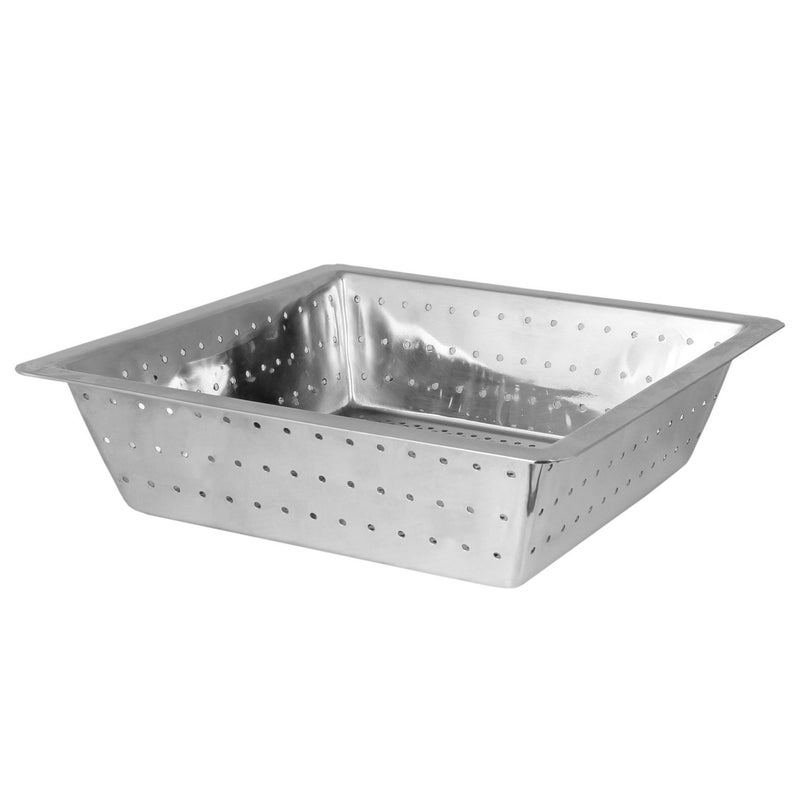 Excellante Commercial Floor Drain Strainer 304 Stainless Steel 08Mm 10Inch by 10Inch by 3Inch