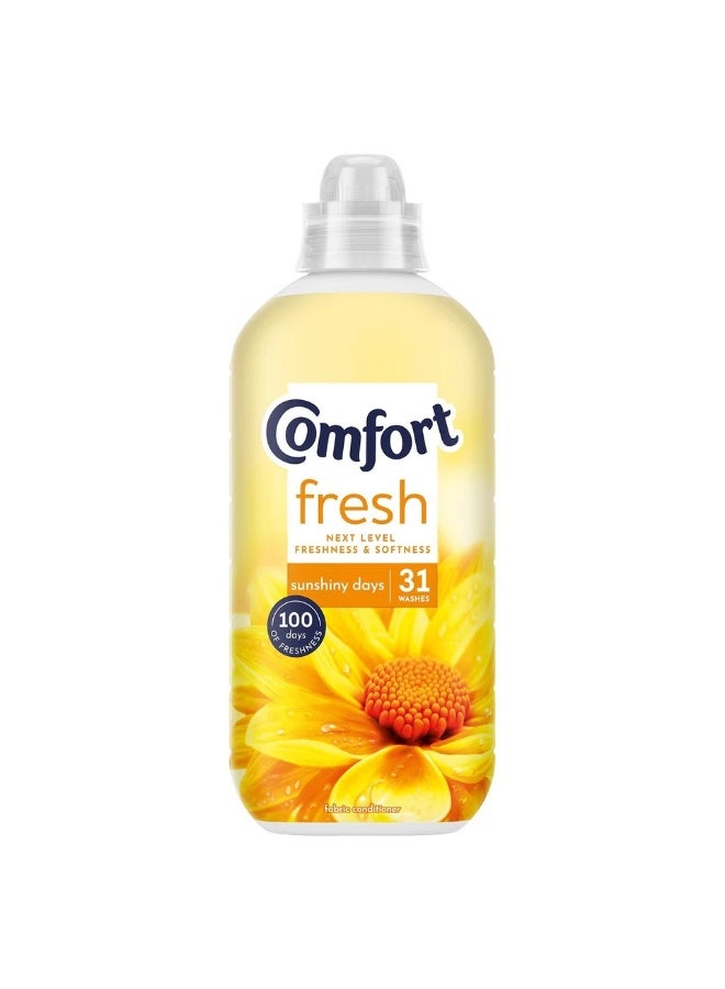 Comfort Fresh Fabric Conditioner – Sunshiny Days | 100 Days of Freshness | Made with 100% Recycled Plastic Bottle - Image 1