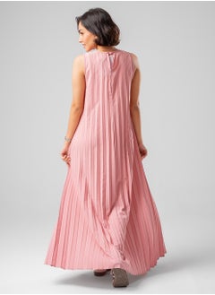 Arafa Sleeveless Dress (Pink)  - Image 3