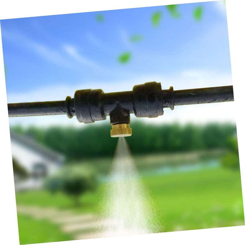 12Pcs Brass Misting Nozzles Low Pressure Atomizing Sprayer for Outdoor Cooling Greenhouse Irrigation - Image 5