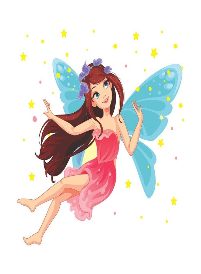 Wallbook Angel Wall Sticker | Wall Stickers for Home, Kitchen, Office, Bedroom & Living Room (64 x 71 cms) - Image 4