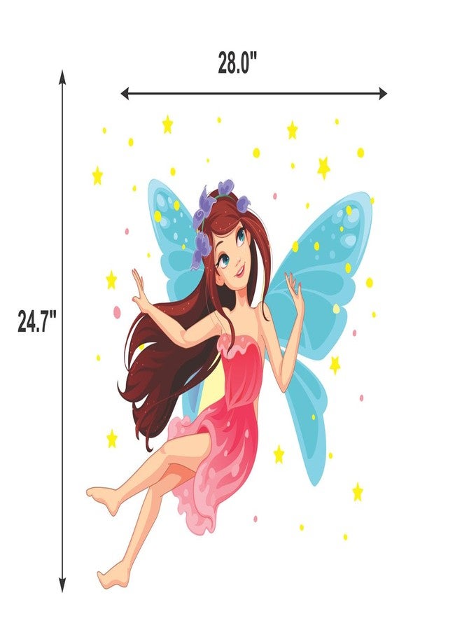 Wallbook Angel Wall Sticker | Wall Stickers for Home, Kitchen, Office, Bedroom & Living Room (64 x 71 cms) - Image 5