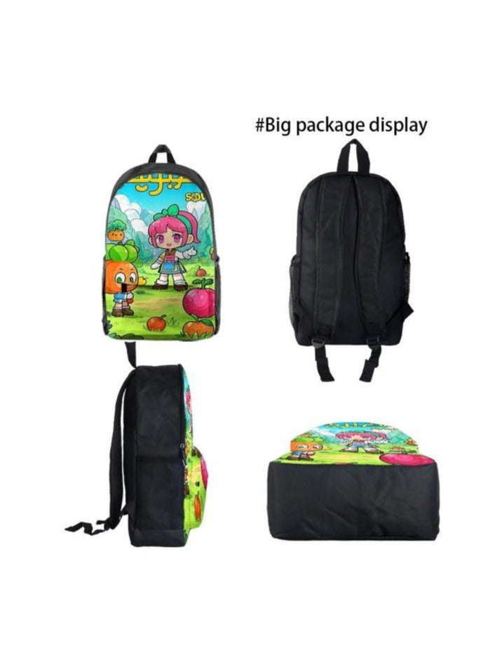 Universal cartoon new three-piece schoolbag - 454  - Image 4