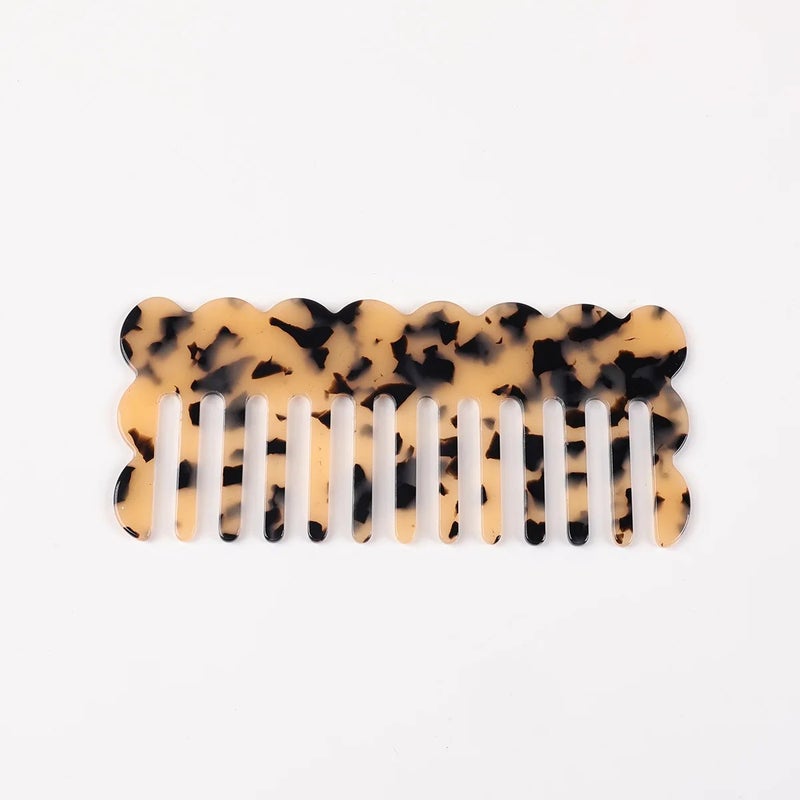 Y&D Ionic Acetate Wide Tooth Comb Set - Best-Selling Hairbrushes for Salon Use & Fashion Styling - Detangling & Cleaning Brush - Image 4