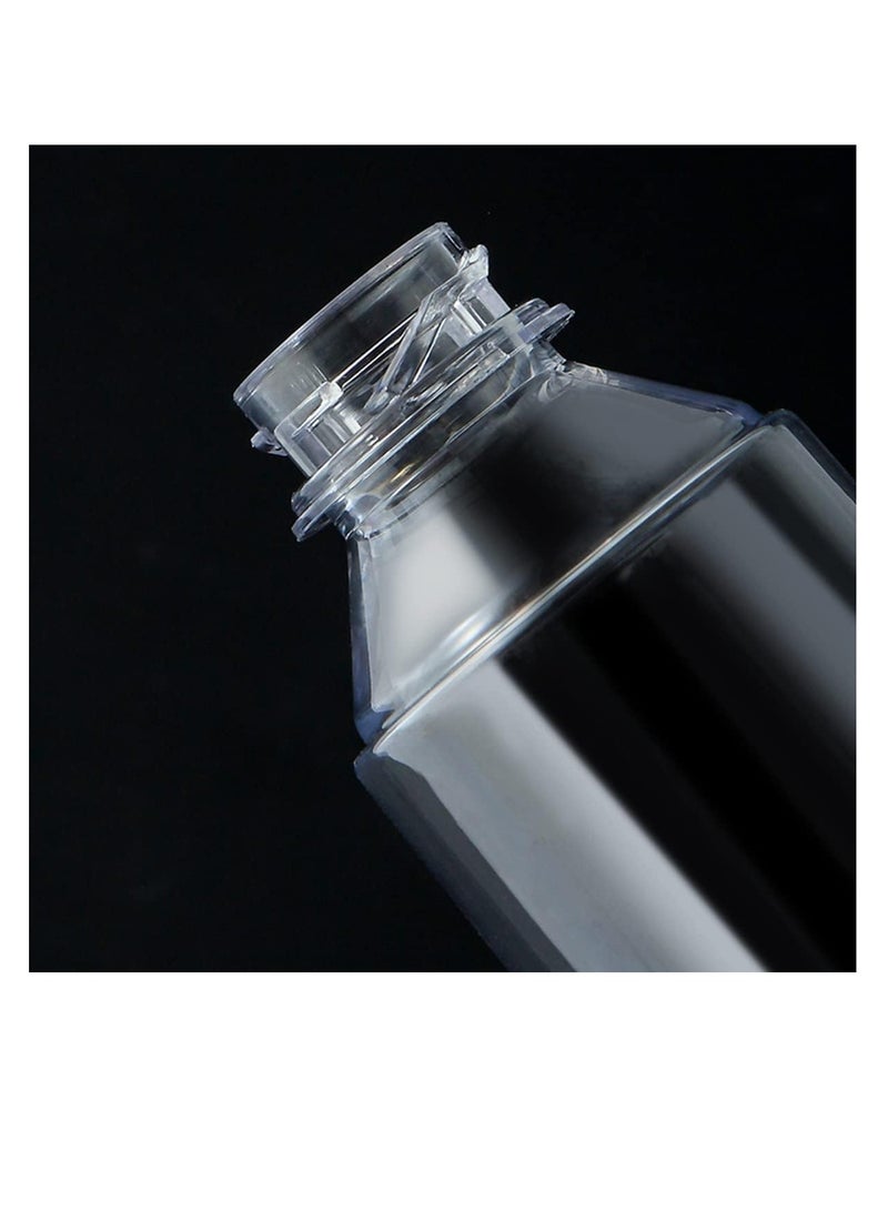 ECVV Spray Bottle Plastic Empty Hair Mist Sprayer Ultra Fine Water Mister for Hairstyling Cleaning Salons Plants Pet Care (300ml, Transparent Black) - Image 3