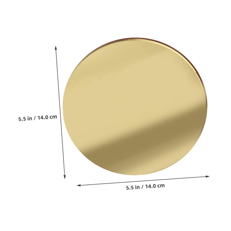 Unbreakable Acrylic Golden Mirror Self Reflective Board Photo Studio Prop - Image 3