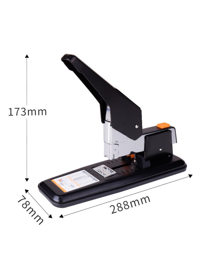 Deli 100-page Simple Heavy-duty Stapler, Large Thick Heavy-duty Stapler, Pop-up Structure, Black 0290 - Image 5