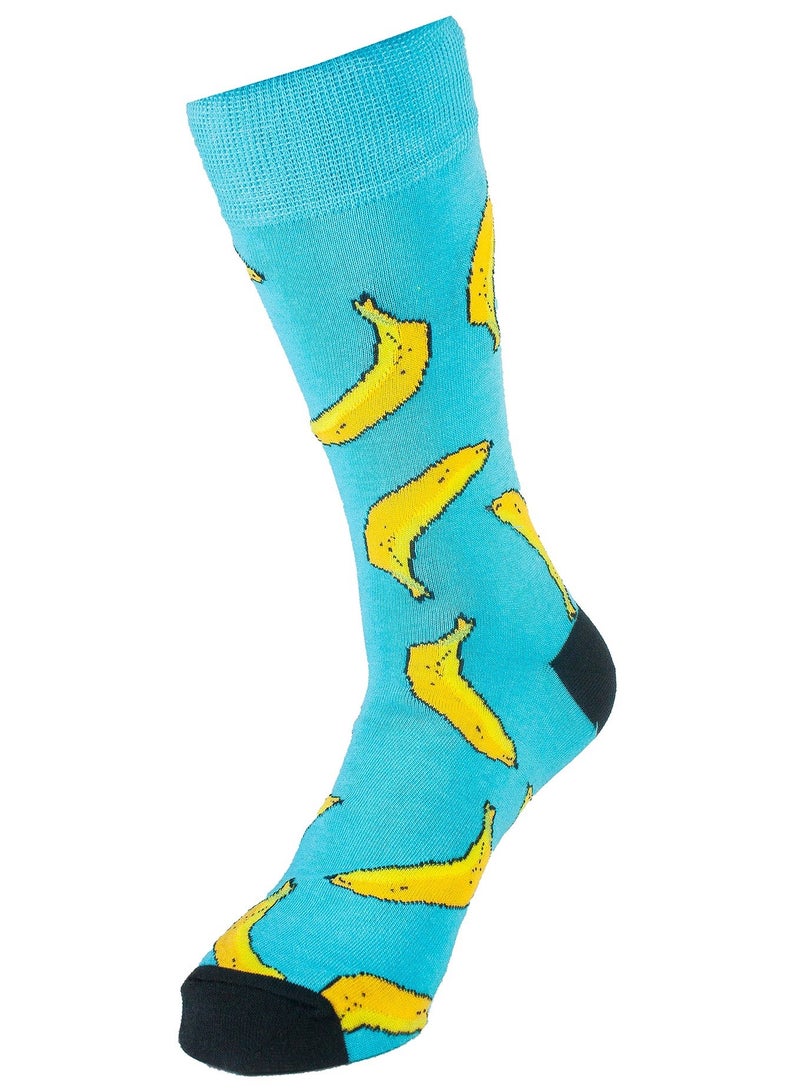 SAM SOCKS Women Set Of 3 Long Fruit Pattern 1 Sock Multi Color - Image 4