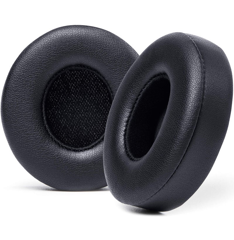 WC Wicked Cushions Replacement Ear Pads for Beats Solo 3 Wireless On Ear Headphones - Also fits Beats Solo 2 Wireless, Enhanced Noise Cancellation, Improved Comfort, Industrial Adhesive | Black - Image 1