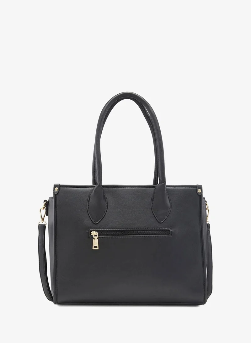 كابريس حقيبة شيكلر متوسطة الحجم باللون الأسود