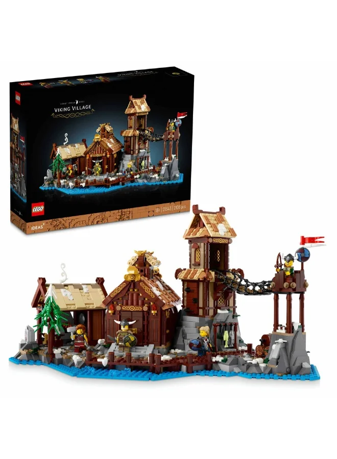 ليغو مجموعة البناء للبالغين قرية فايكنغ 21343 من LEGO® Ideas (2103 قطعة)
