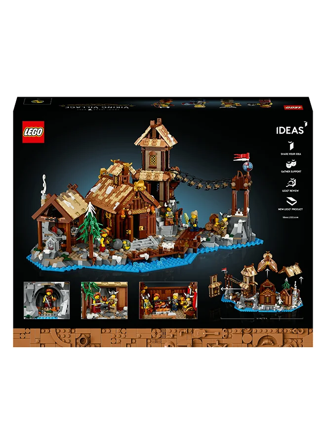 ليغو مجموعة البناء للبالغين قرية فايكنغ 21343 من LEGO® Ideas (2103 قطعة)