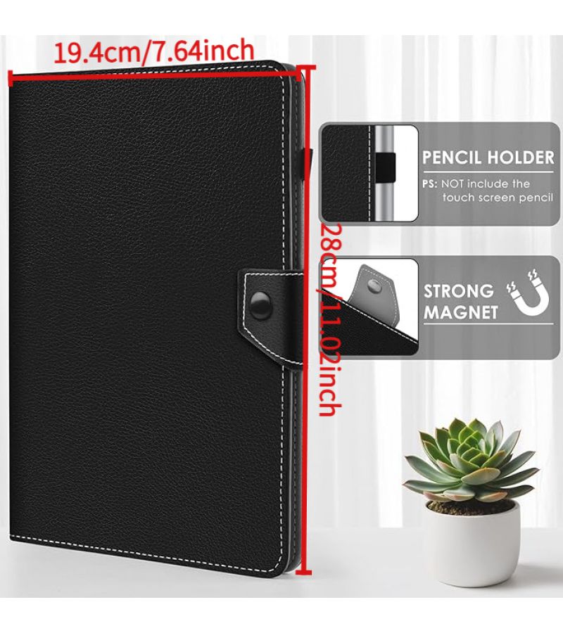 Black Tablet Case Split Mount Design 4 Fixing Rings Port Access Travel Friendly - Image 2