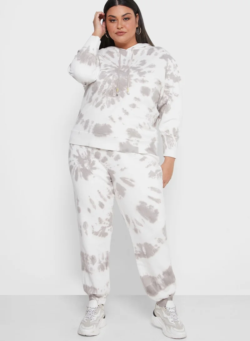 River Island Plus Tie Dye Jogger