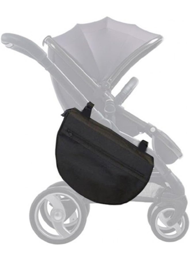 ROMIRUS ROMIRUS Insulated Stroller Organizer, Side Sling Stroller Saddle Bag, Black  - Image 1