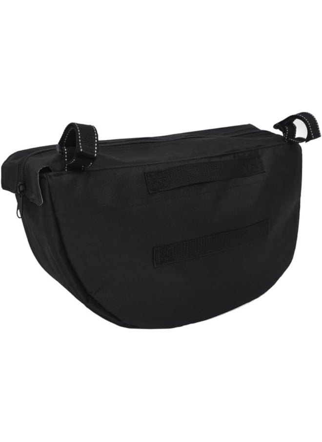 ROMIRUS ROMIRUS Insulated Stroller Organizer, Side Sling Stroller Saddle Bag, Black  - Image 3