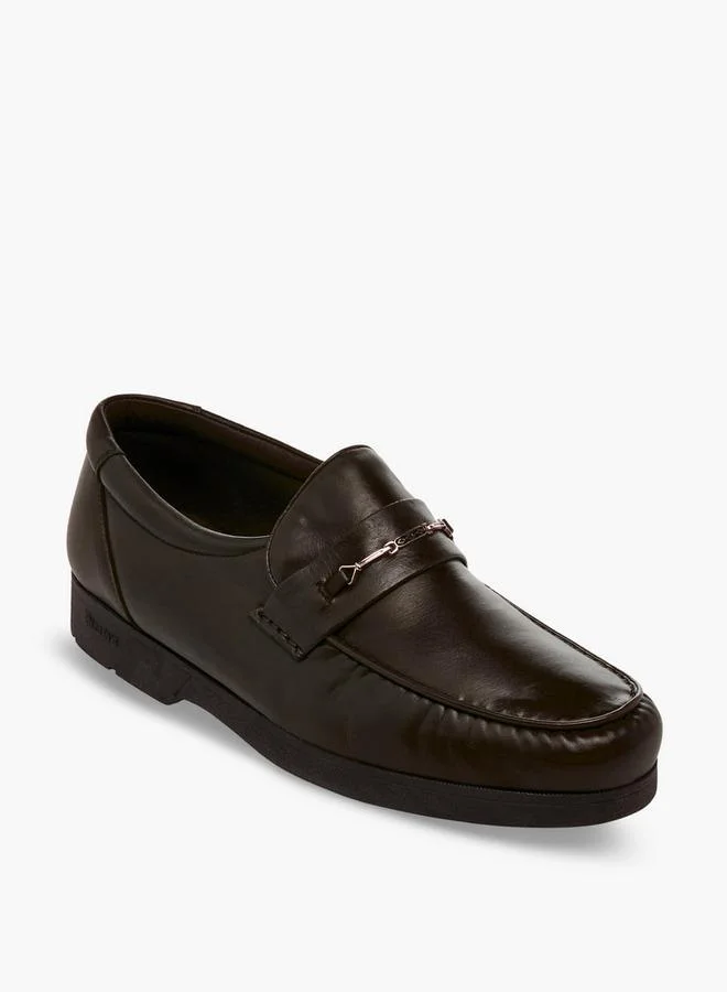 بينوسوس Men Slip-On Genuine Leather Loafers