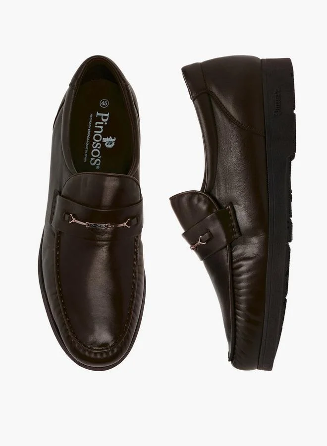 بينوسوس Men Slip-On Genuine Leather Loafers
