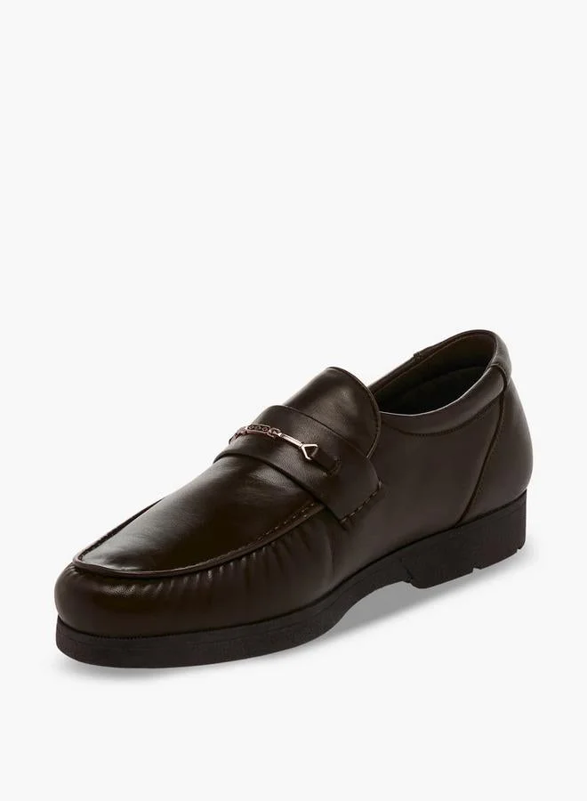 Pinosos BROWN Men Slip-On Genuine Leather Loafers for Men | Best Price UAE