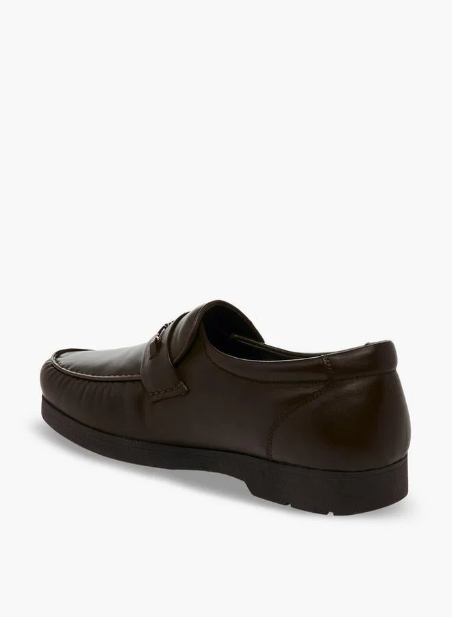 Pinosos BROWN Men Slip-On Genuine Leather Loafers for Men | Best Price UAE