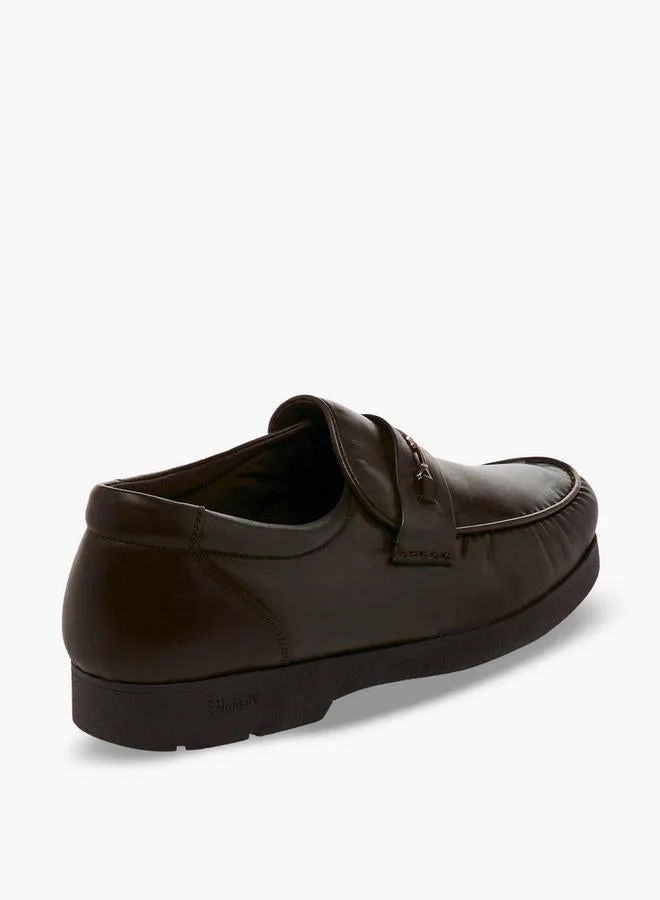 Pinosos BROWN Men Slip-On Genuine Leather Loafers for Men | Best Price UAE