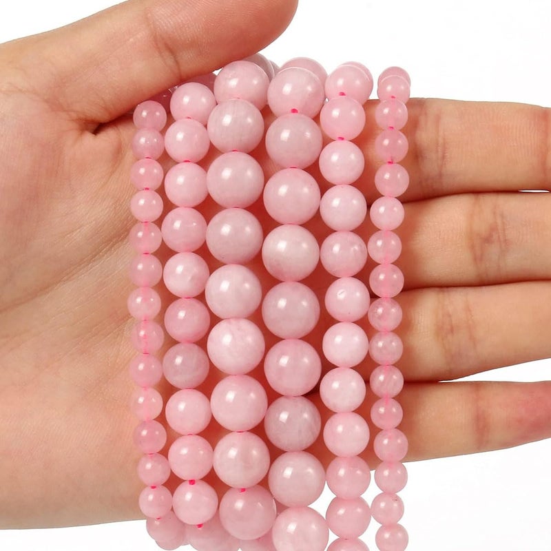 8mm Natural Rose Quartz Beads Round Gemstone Loose Beads for Jewelry Making 4548pcsstrand