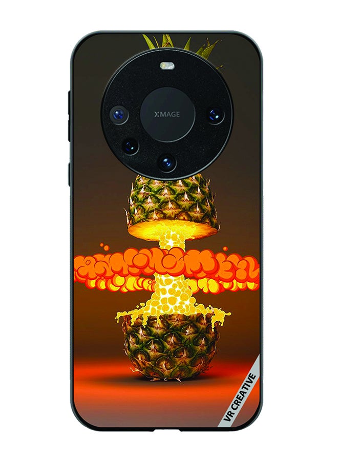 VR CREATIVE Protective Case Cover For Huawei Mate 60 Pro Plus Fire Pineapple Design Multicolour - Image 1