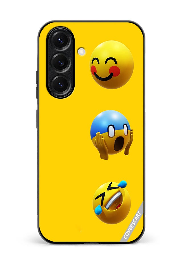Protective Case Cover For Samsung Galaxy S25 Plus Smile Design Multicolour
