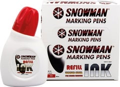 Snowman Whiteboard Pen Ink 30Cc Red 