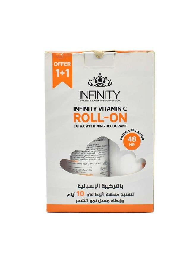 إينفينيتي إنفينيتي فيتامين سي 80 مل رول أون 1+1
