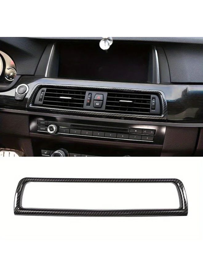 Carbon Fiber Pattern Interior Trim Stickers Dashboard Console Gear Shift Panel Covers - Image 1