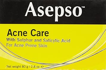 Asepso SULPHUR Plus Salicyclic Acid for Acne Prone Skin Bar Soap 28 Oz - Image 2