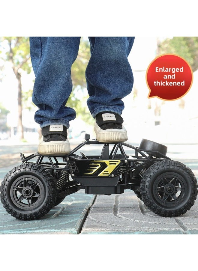 Generic Super Large Remote Control Car Drifting Four-wheel Drive Off-road Vehicle Climbing Big Foot High-speed Racing Children Boy Charging Toy Car-Color:8K HD Camera Reconnaissance Car/dual-mode Remote Control/extra Large [alloy Black]]-Proportion:Double-electric Hurricane For 90 Minutes + Screwdriver + Remote Control Battery + Charging Cable  - Image 2
