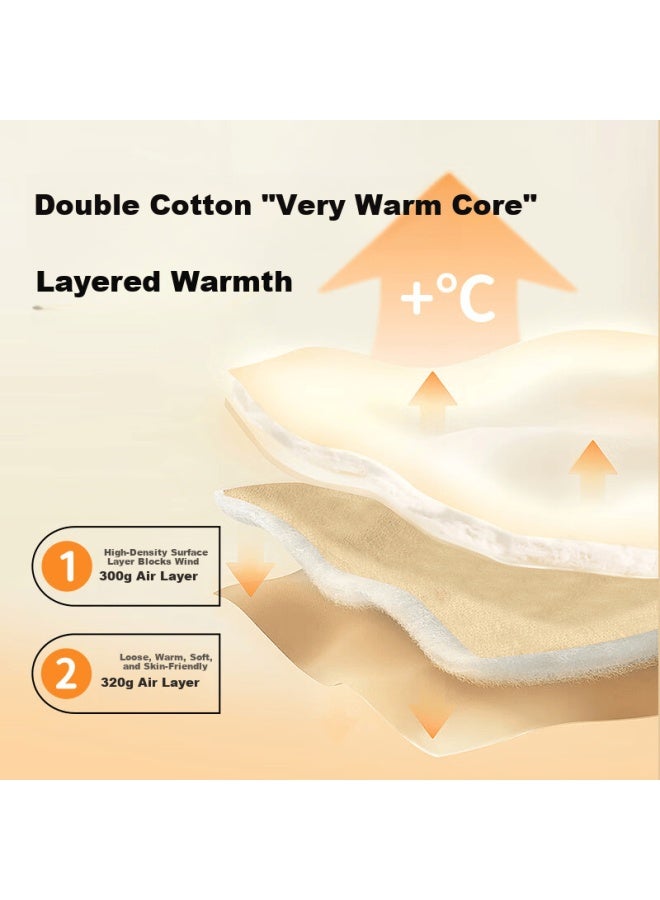 Top melon Dingguagua Kids Vest Thickened Cotton Jacket For Boys And Girls Spring Autumn Winter Inner Wear School Uniform Essential Beige 160cm - Image 2
