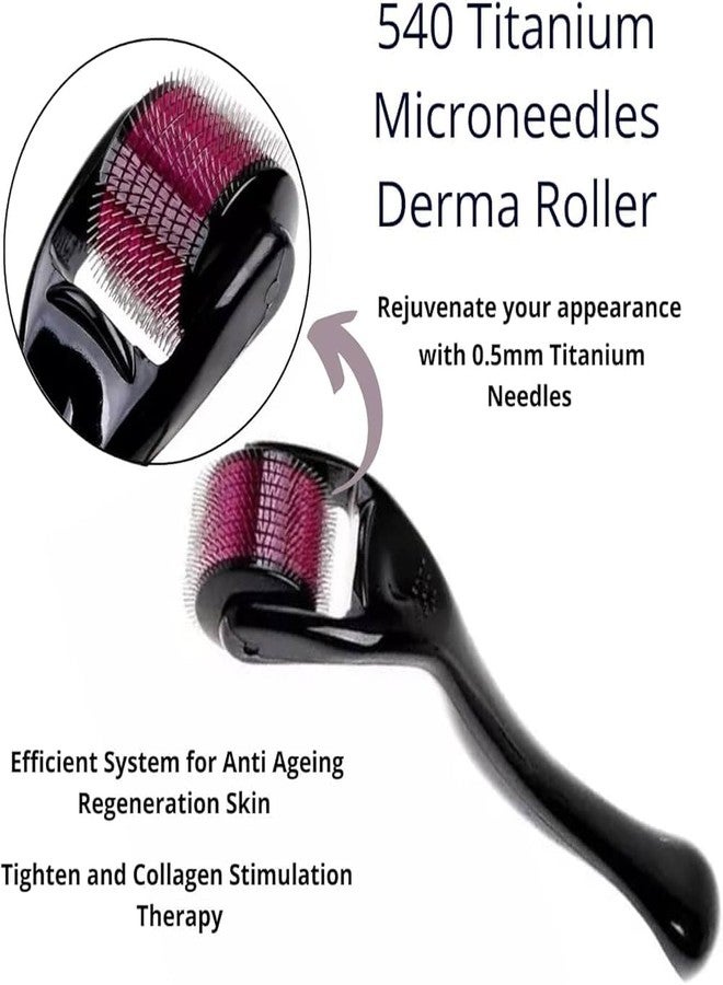 GOXIN Derma Roller for Skin Care and Hair Growth | Helps with Smoother, Firmer, and More Youthful-Looking Skin | Helps with Thinning Hair, Hair Loss, and Improving Overall Scalp Health - Image 4