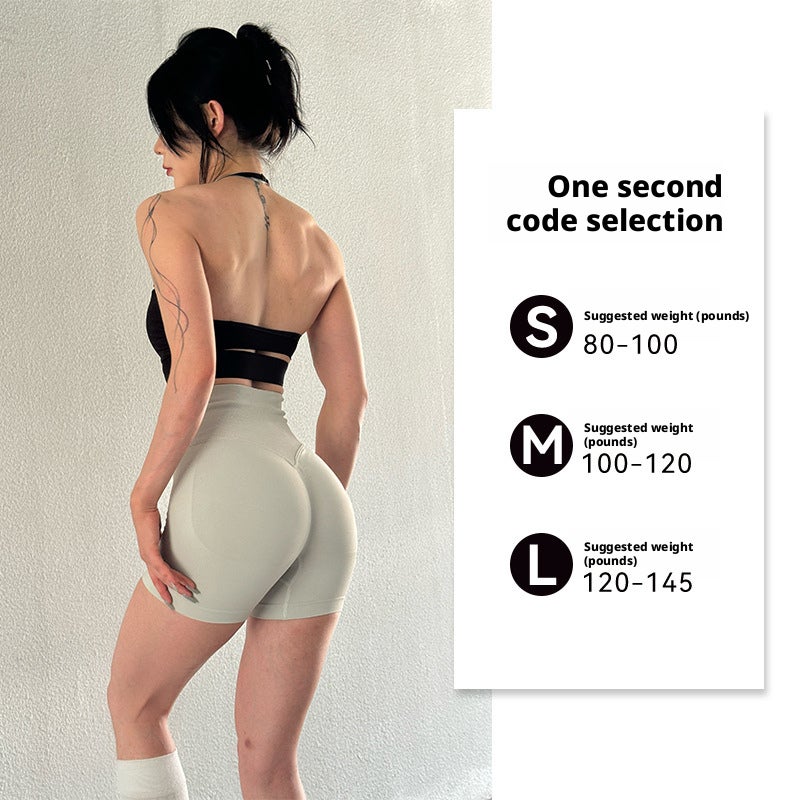 Women's High Waist Yoga Shorts Tummy Control Quick Dry - Image 4