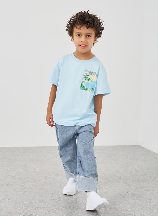 Styli Styli Graphic Print Short Sleeve T-Shirt  - Image 3