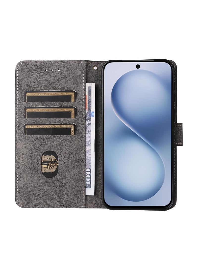 general Wallet-style protective case suitable for Vivo X200 FE/S30 Pro mini, with 【credit card holder】 【RFID shielding】, PU leather flip cover protective case - Image 4