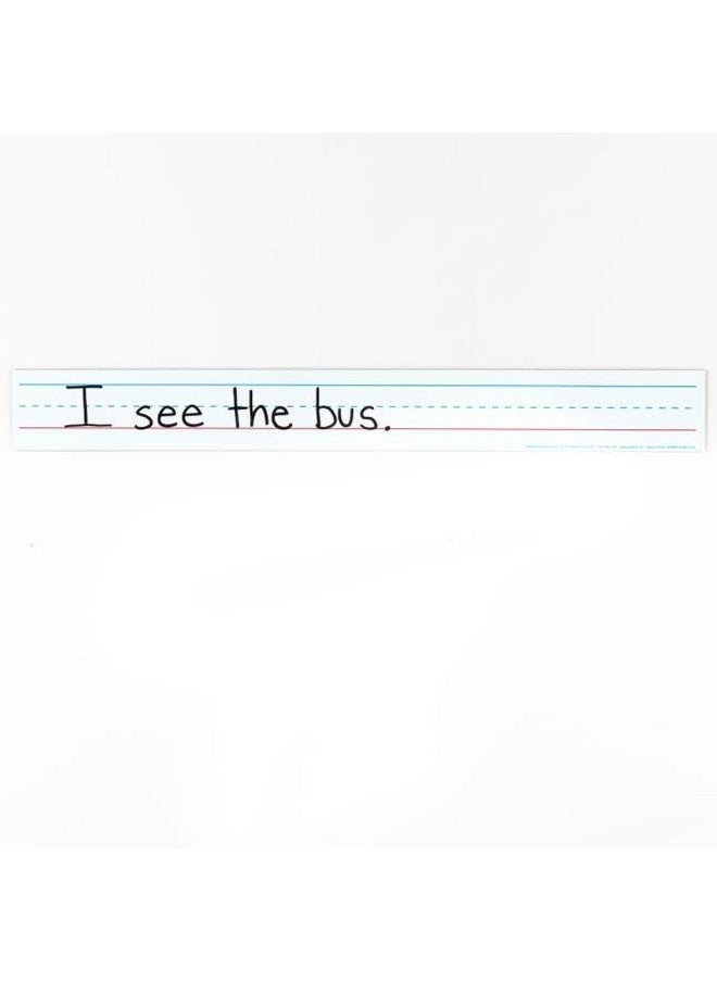 Really Good Stuff Magnetic Dry Erase Sentence Strips - 5 Sentence Strips  - Image 3