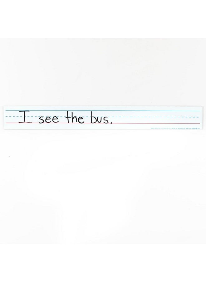 Really Good Stuff Magnetic Dry Erase Sentence Strips - 5 Sentence Strips  - Image 2