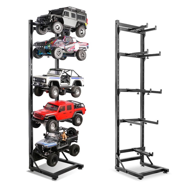 RCJUMPANT RC Car StandAdjustable Display Storage for Large 110 RC CarsTrucks HeavyDuty High Capacity - Image 3