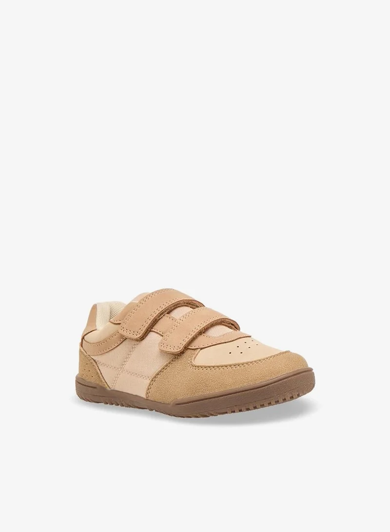 جونيورز Boys Hook & Loop Ankle School Sneakers