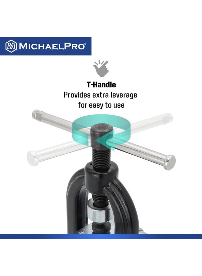 MichaelPro MP009090 Single and Double Flaring Tool Kit with Extra Adapters- Use on Aluminum, Copper, Soft Steel Brake Line and Brass Tubing - Image 5