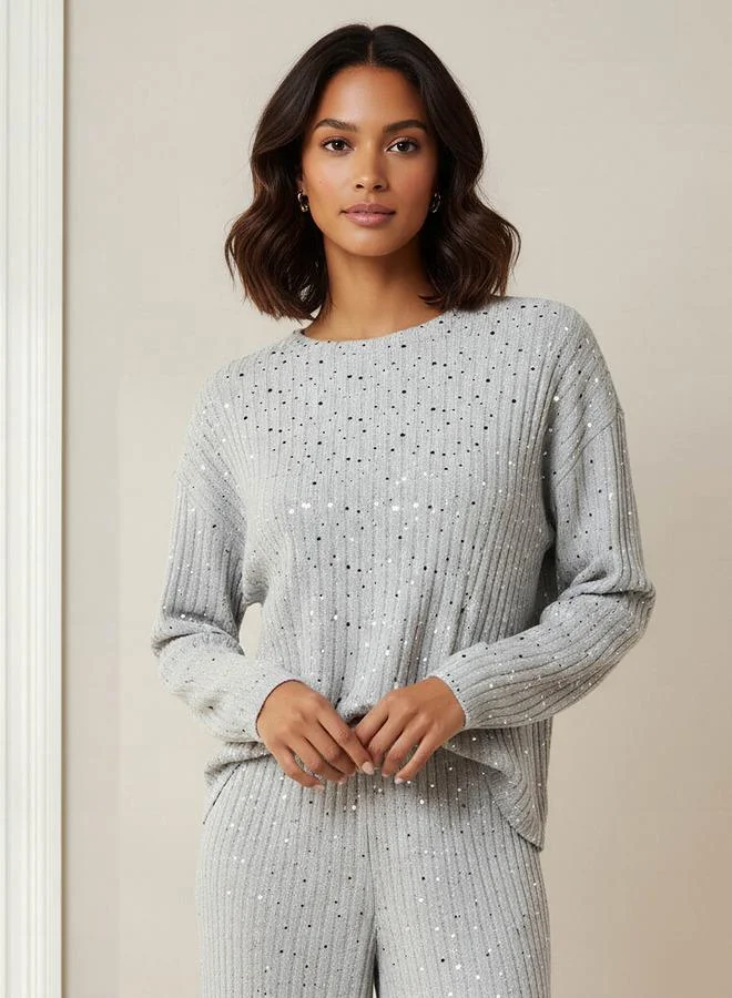 سبلاش فيڤ Pyjama Set Ribbed Top & Trousers