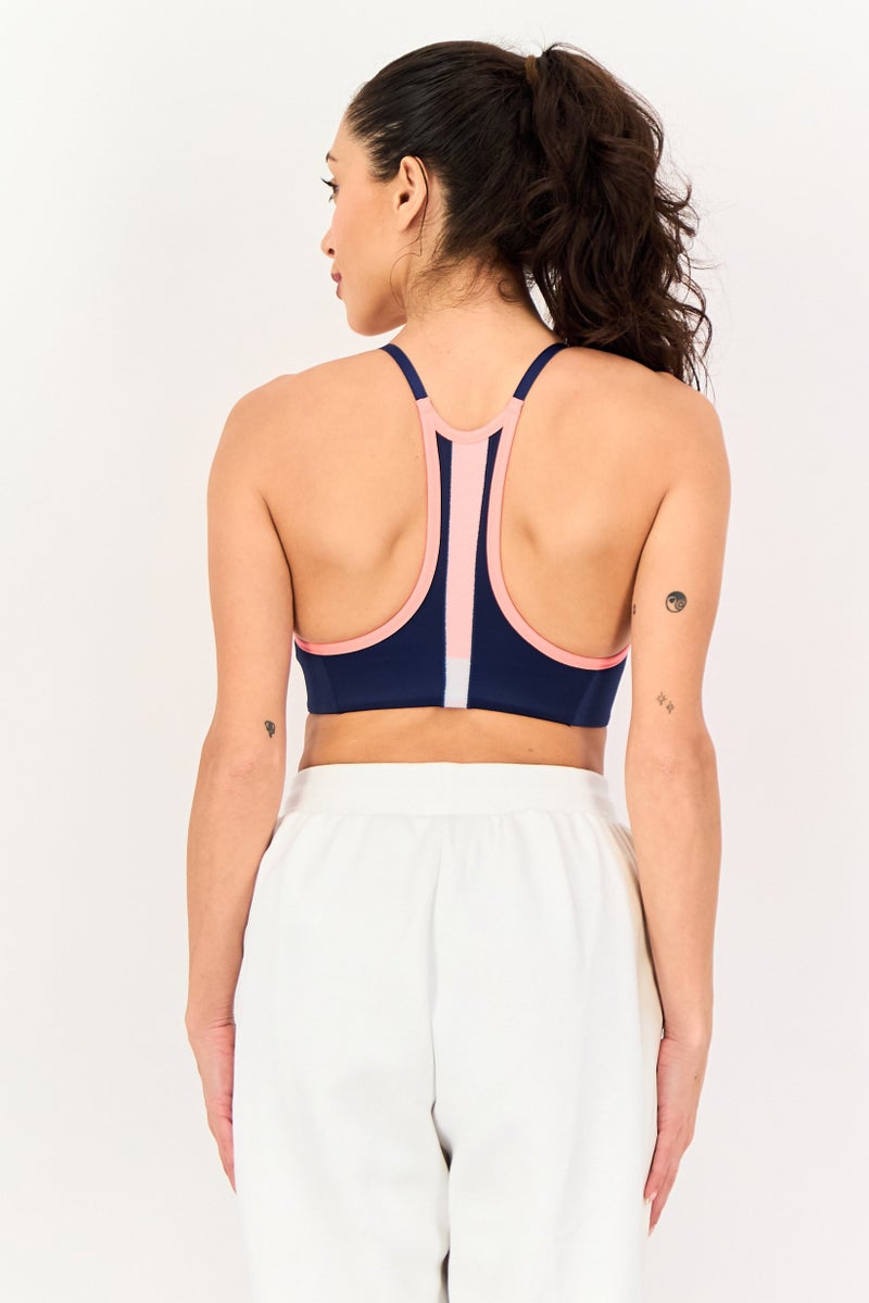 Nike Women Lightly Padded Training Sports Bra, Multicolor - Image 4